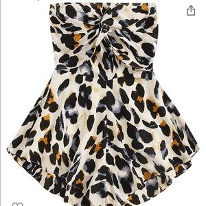 Leopard romper